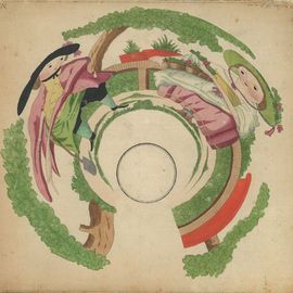 Tegning til cylindrisk spejl